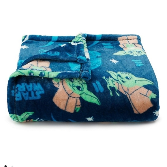 The Big One Star Wars Baby Yoda Blanket Plush Throw The Child Grogu Disney 5'x6' - Picture 1 of 1